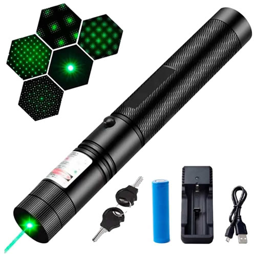 PUNTERO LASER RECARGABLE PUNTERO LASER RECARGABLE VERDE SAA763 - Imagen 1
