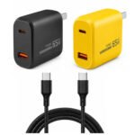 CARGADOR 220V TIME CC-59151 USB + USB-C 65W + CABLE