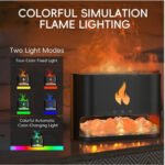 HUMIDIFICADOR FUEGO RGB PIEDRAS HG-45 NEGRO