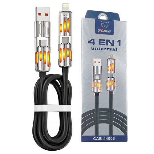 CABLE UNIVERSAL 4 EN 1 TIME CAB-44006 CABLE UNIVERSAL 4 EN 1 TIME CAB-44006 - Imagen 1