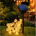 GUIRNALDA LED SOLAR CALIDO 5 MTS MELECH