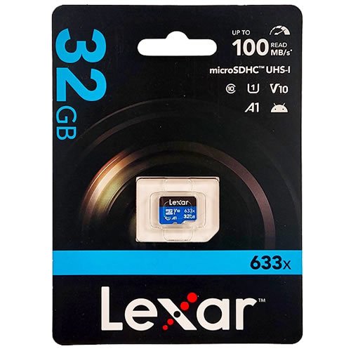 Memoria Micro SD Lexar 32 Gb A1 U1 100 Mbps SIN ADAPTADOR MEMORIA MICRO SD LEXAR 32 GB A1 U1 100 MBPS SIN ADAPTADOR - Imagen 1